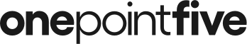 onepointfive brand logo